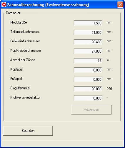 Messung der Durchmesser von Zahnrad Arbor durch digitale